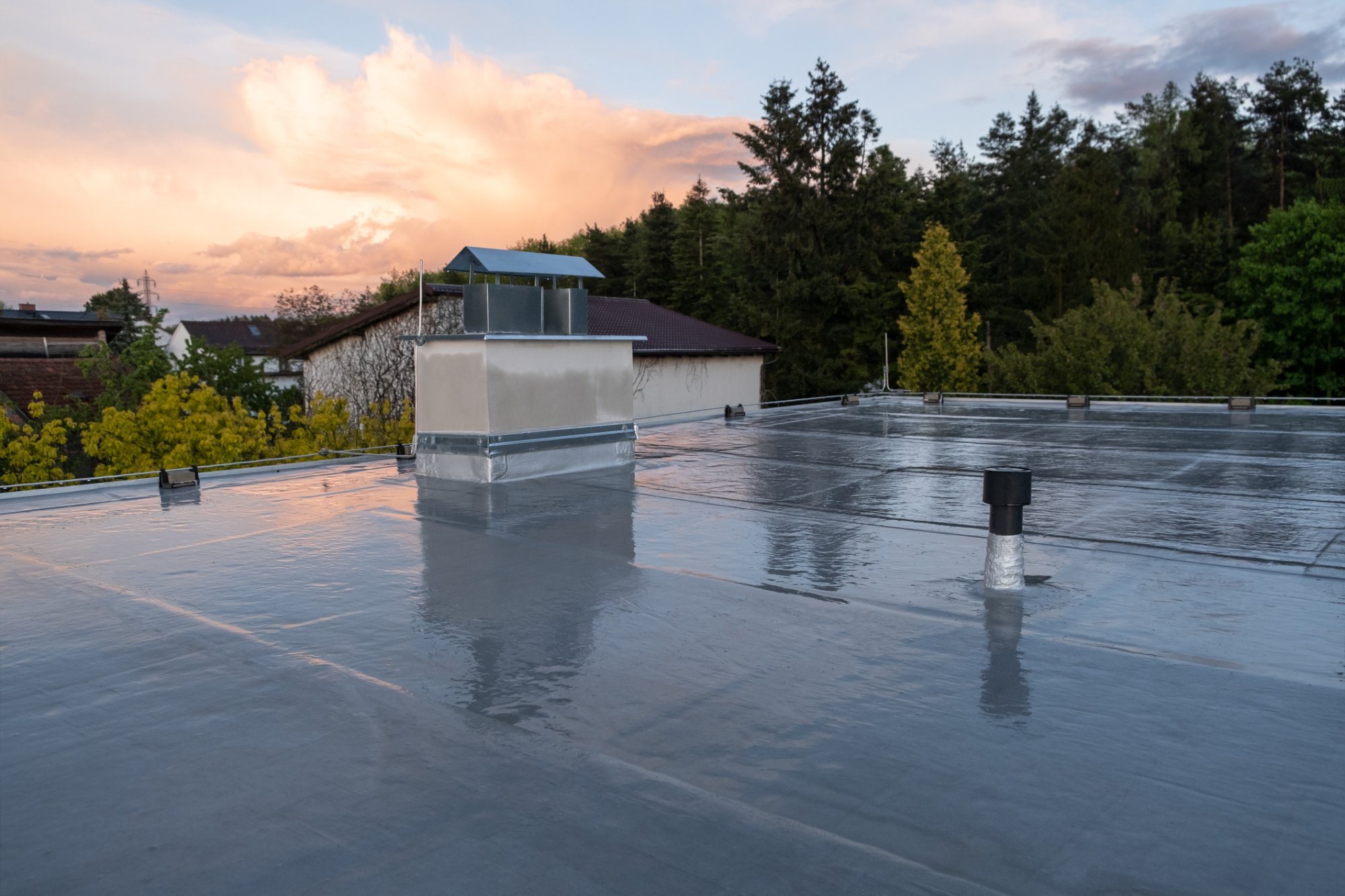 Commercial roofing contractor Vermont — TPO EPDM flat roof