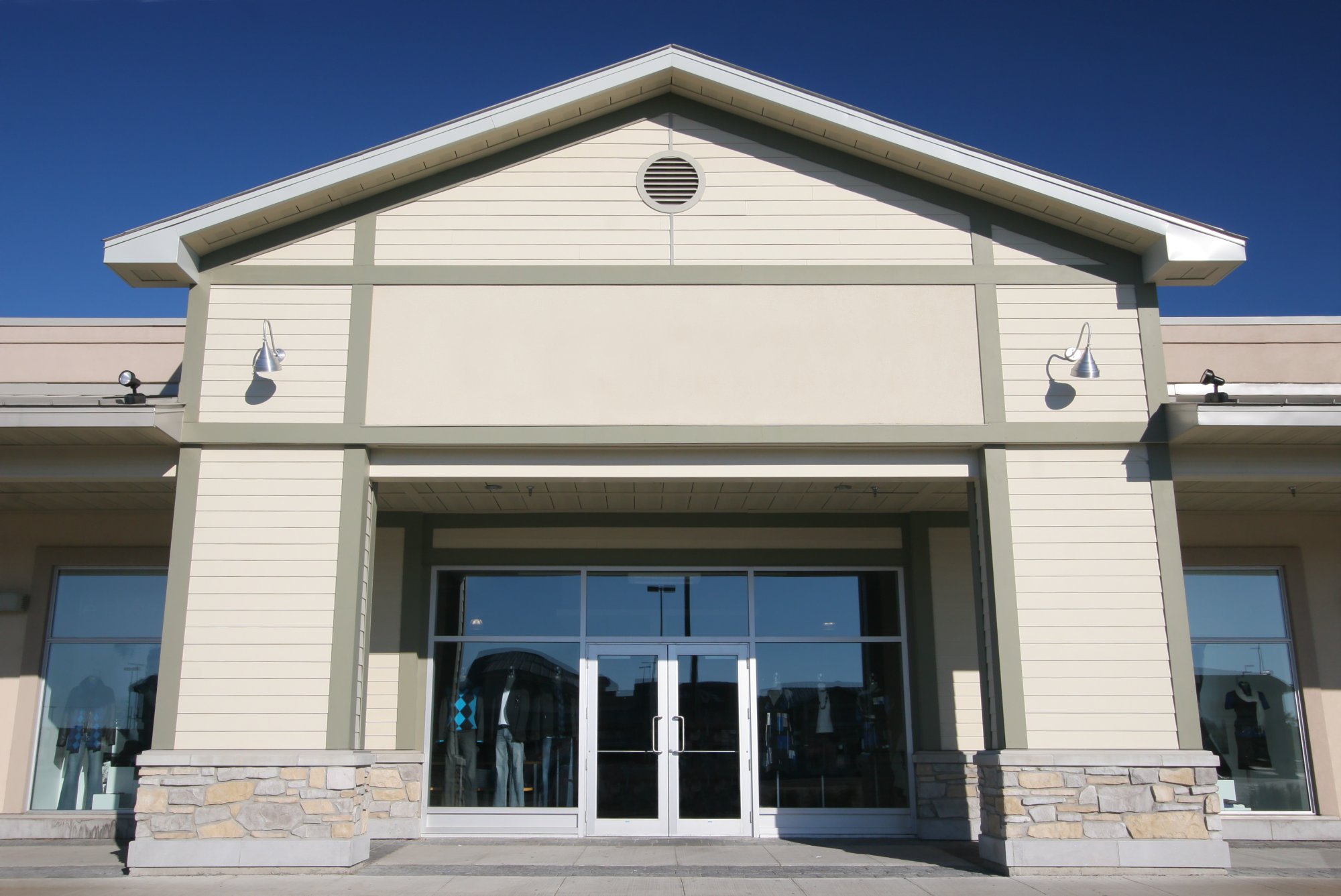 Commercial storefront contractor Vermont — aluminum framing glass entrance systems