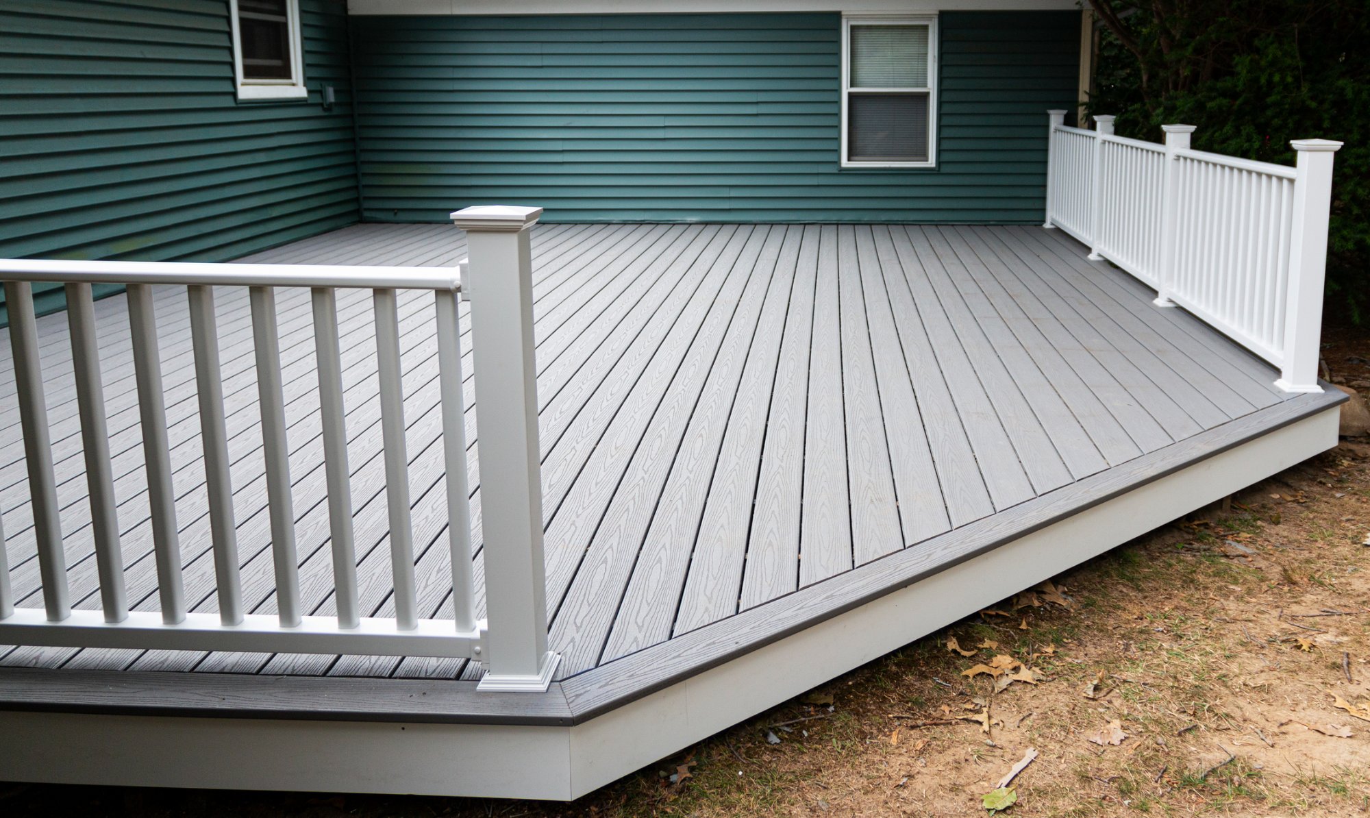 Vermont residential deck builder — composite pressure treated hardwood
